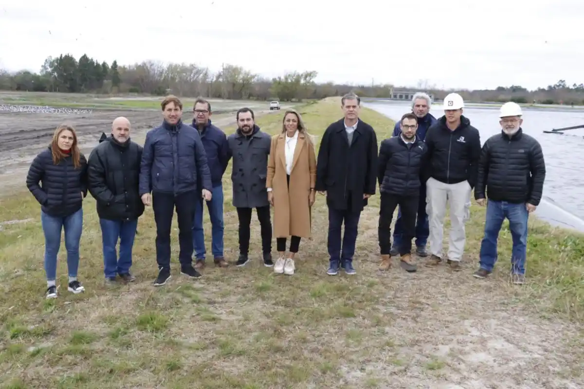 Avanza la obra de ampliación de la planta de tratamiento de efluentes: será un 50% más grande