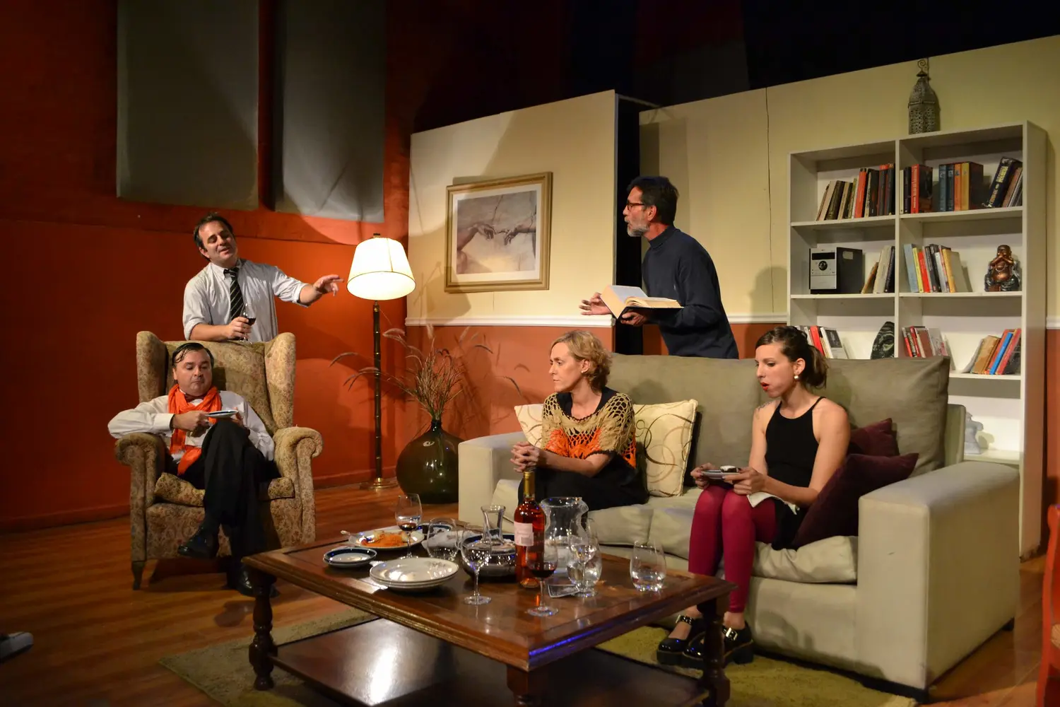Teatro al aire libre: con La Cena, comienzan los espectáculos en el Vía Crucis