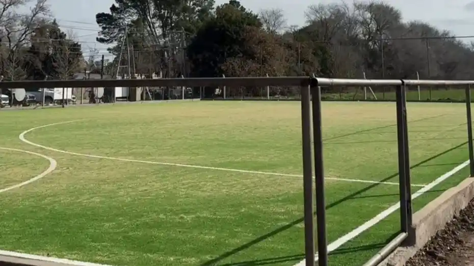 La nueva cancha de hockey