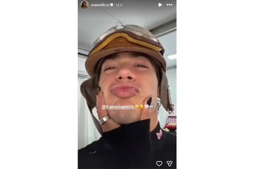 La foto que confirma la relación entre Maia Reficco y Franco Colapinto