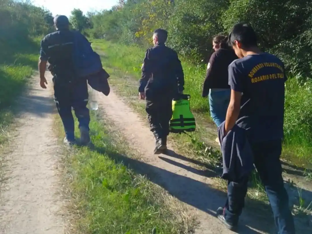 K-9 Gualeguay colaboró en la búsqueda de un joven desaparecido en Tala