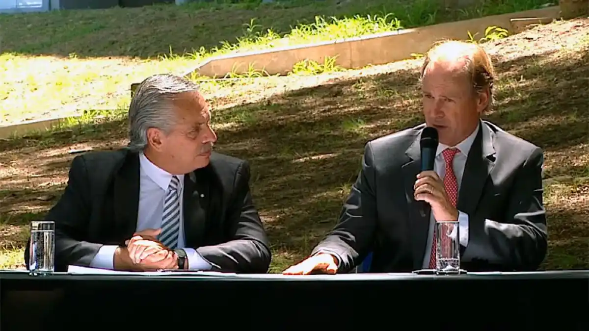 Alberto Fernández encabezó el acto en Paraná junto a Bordet