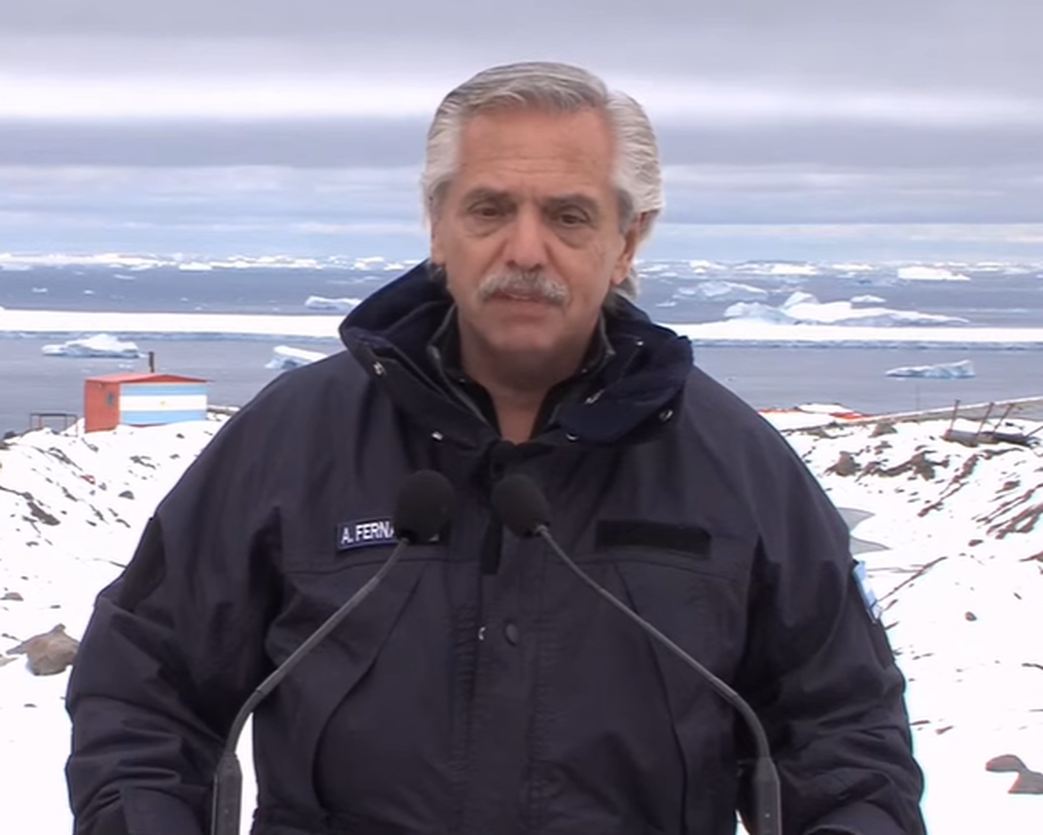 Alberto Fernández desde la Antártida: "Venir hasta este lugar es reconocer lo grande que somos"