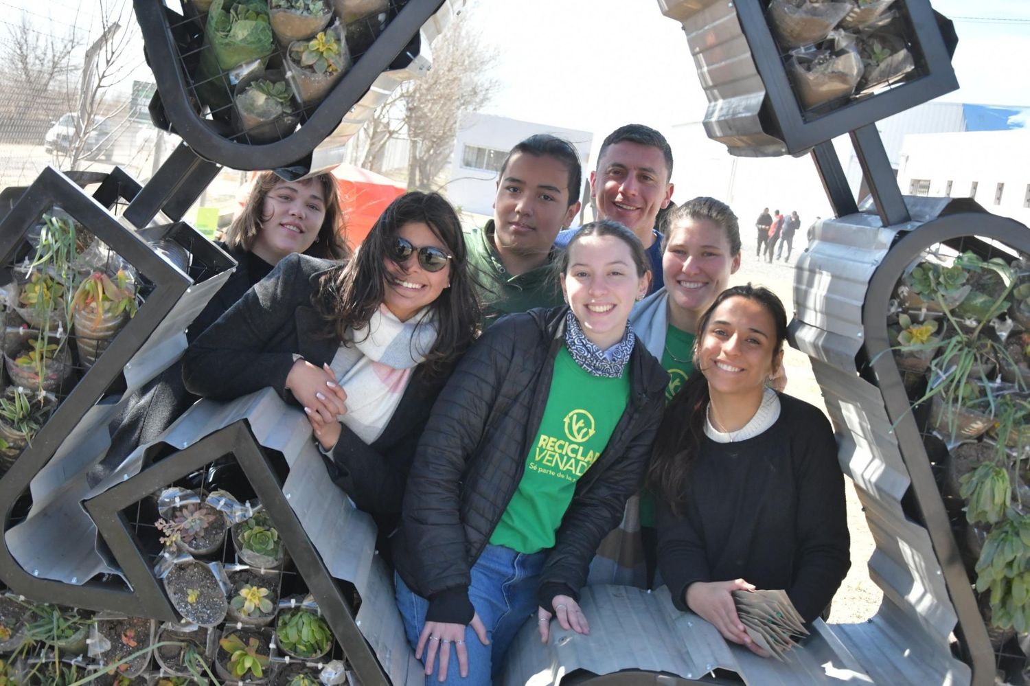 Integrantes del programa Reciclar Venado.