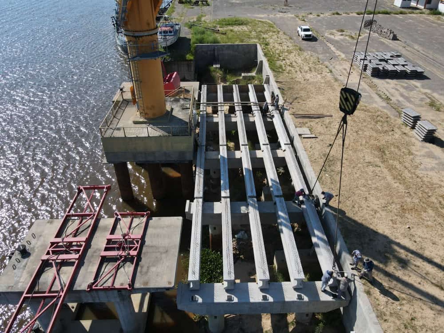 Obras con importante grado de avance en el Puerto Nuevo de Formosa