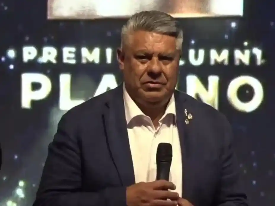 Tapia habló en la entrega de los Premios Alumni.Foto:DA