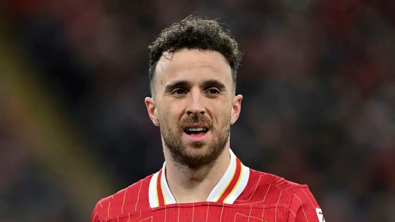 Diogo Jota del Liverpool durante el partido de la UEFA Champions League Liverpool vs Paris Saint Germain en Anfield, Liverpool, el 9 de marzo. Cody Froggatt/AP