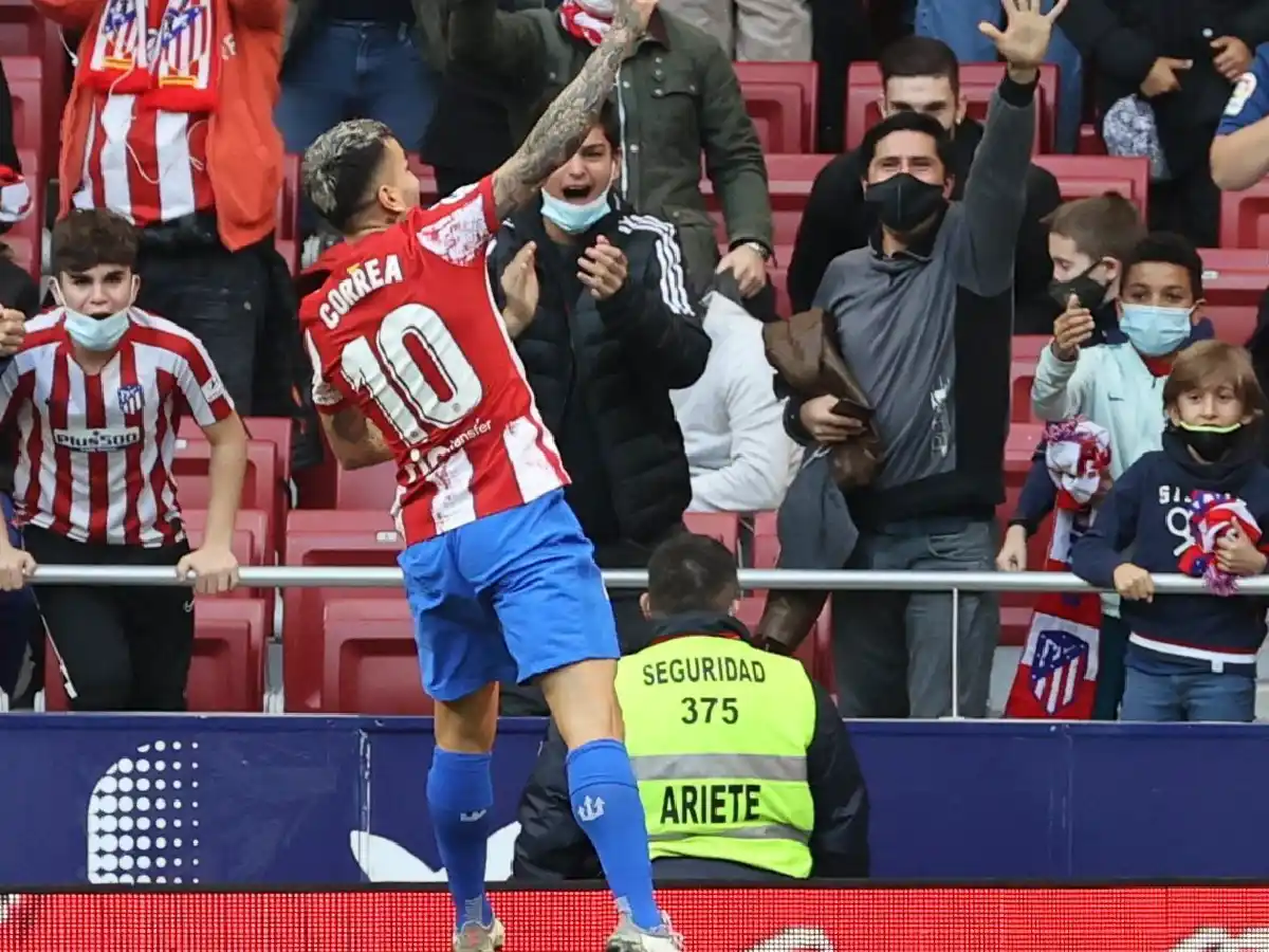 Doblete de Correa en el triunfo del Atlético