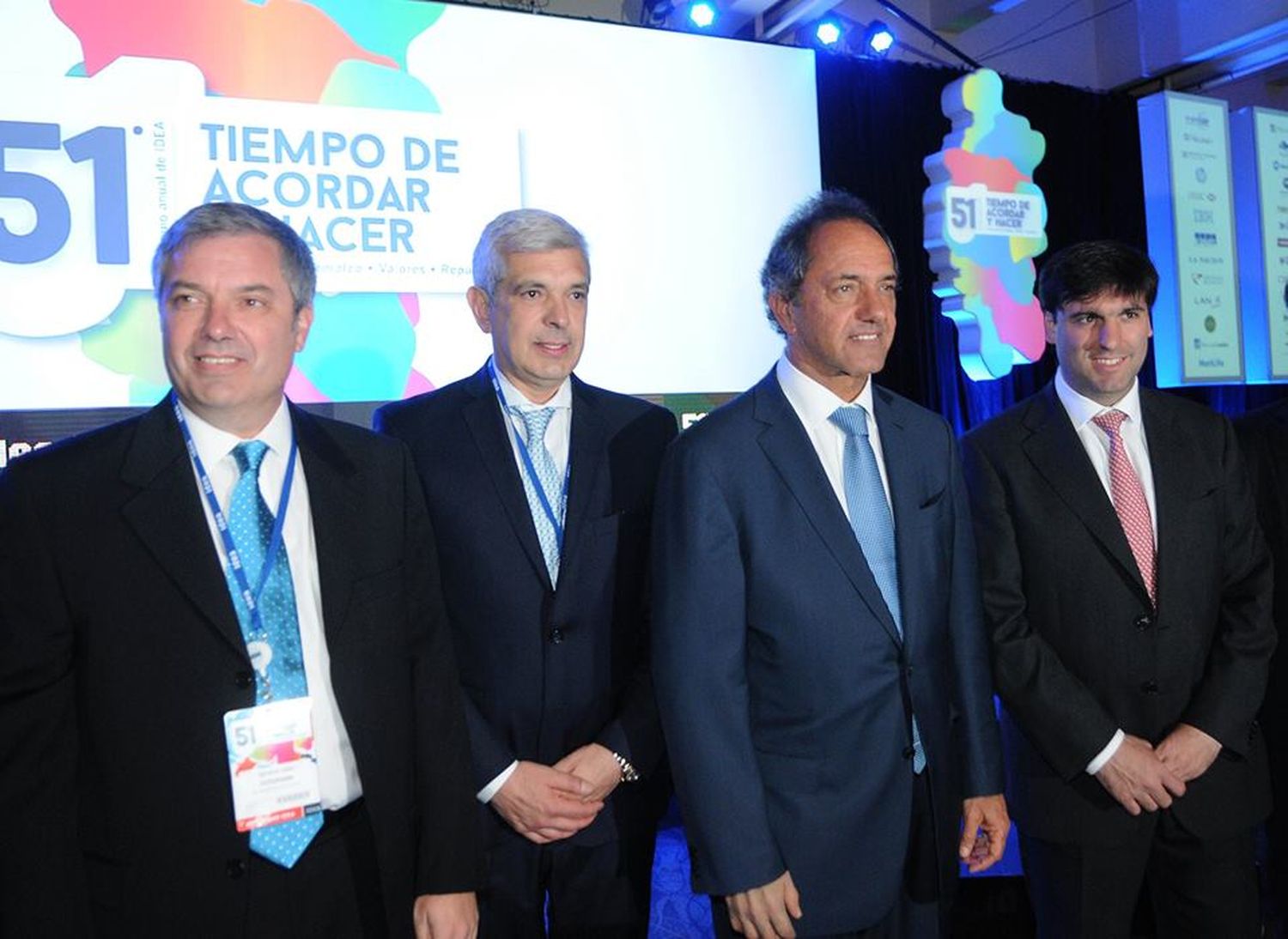 Scioli presentó a Bossio como Ministro de Planificación si gana el 25