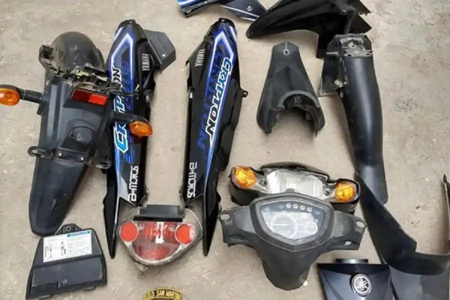 Encontró partes de su moto robada a la venta en Facebook