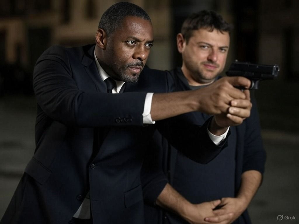 Idris Elba y Juan Grabois. El nuevo James Bond y el solitario político.