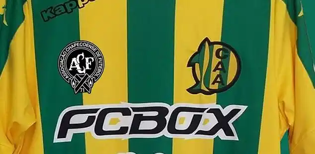 Aldosivi usará el escudo de Chapecoense en su camiseta