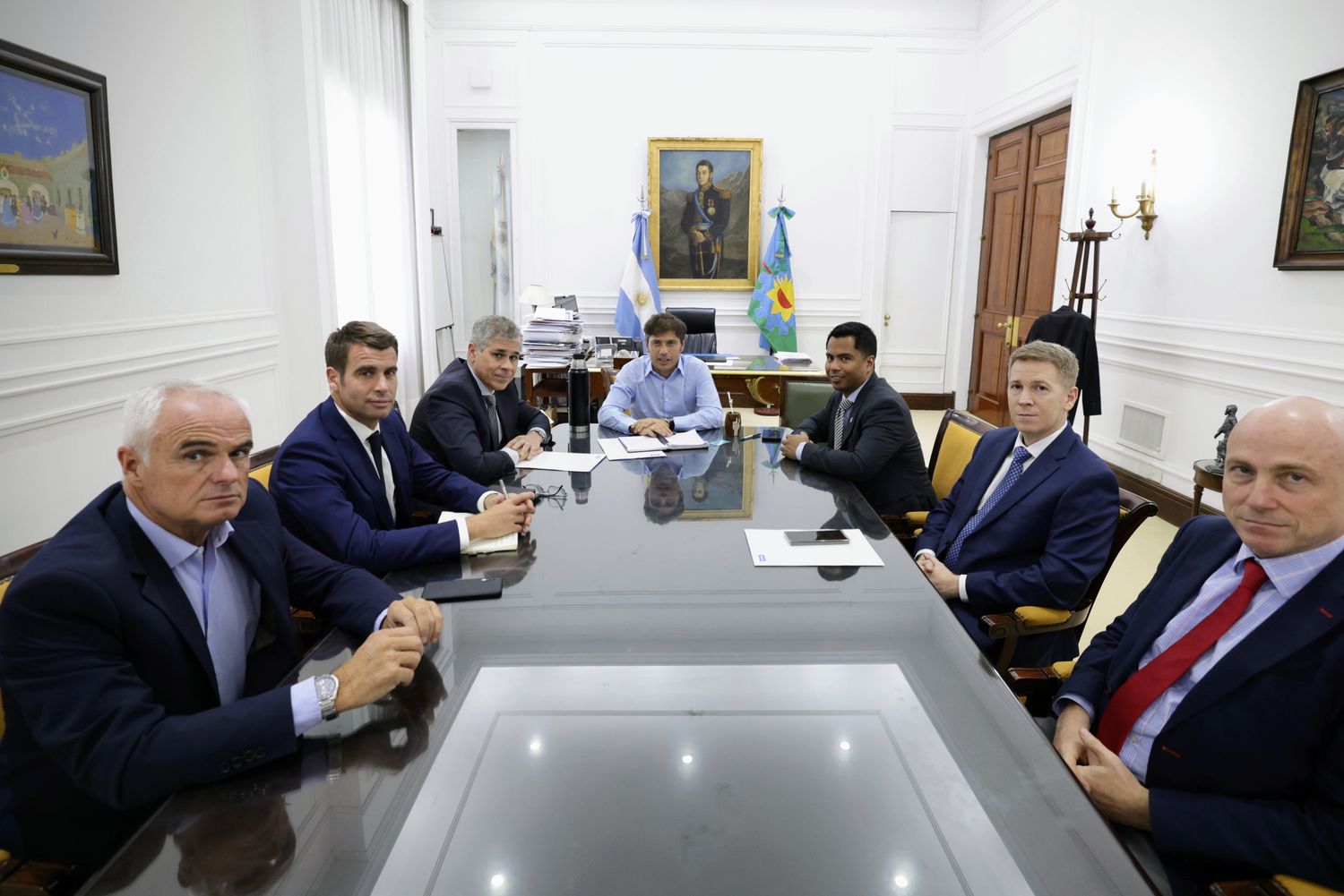 Kicillof y Pablo González analizaron los avances en proyecto de nueva planta de GNL en Bahía Blanca