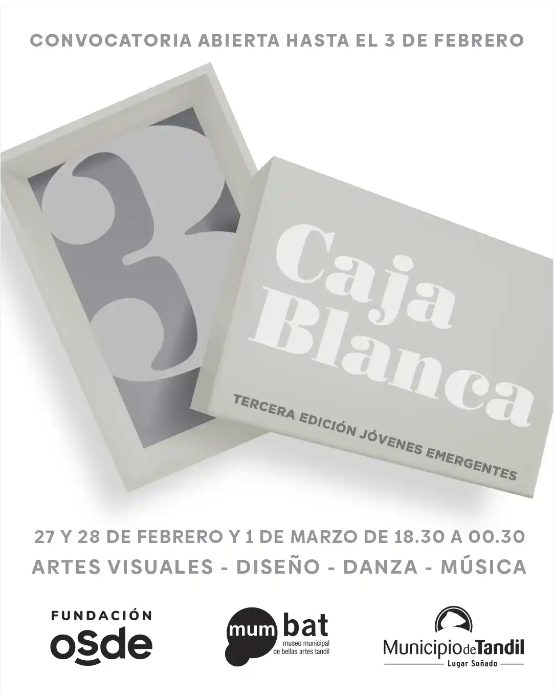 Caja Blanca Mumbat abre su convocatoria 2026 para jóvenes artistas emergentes