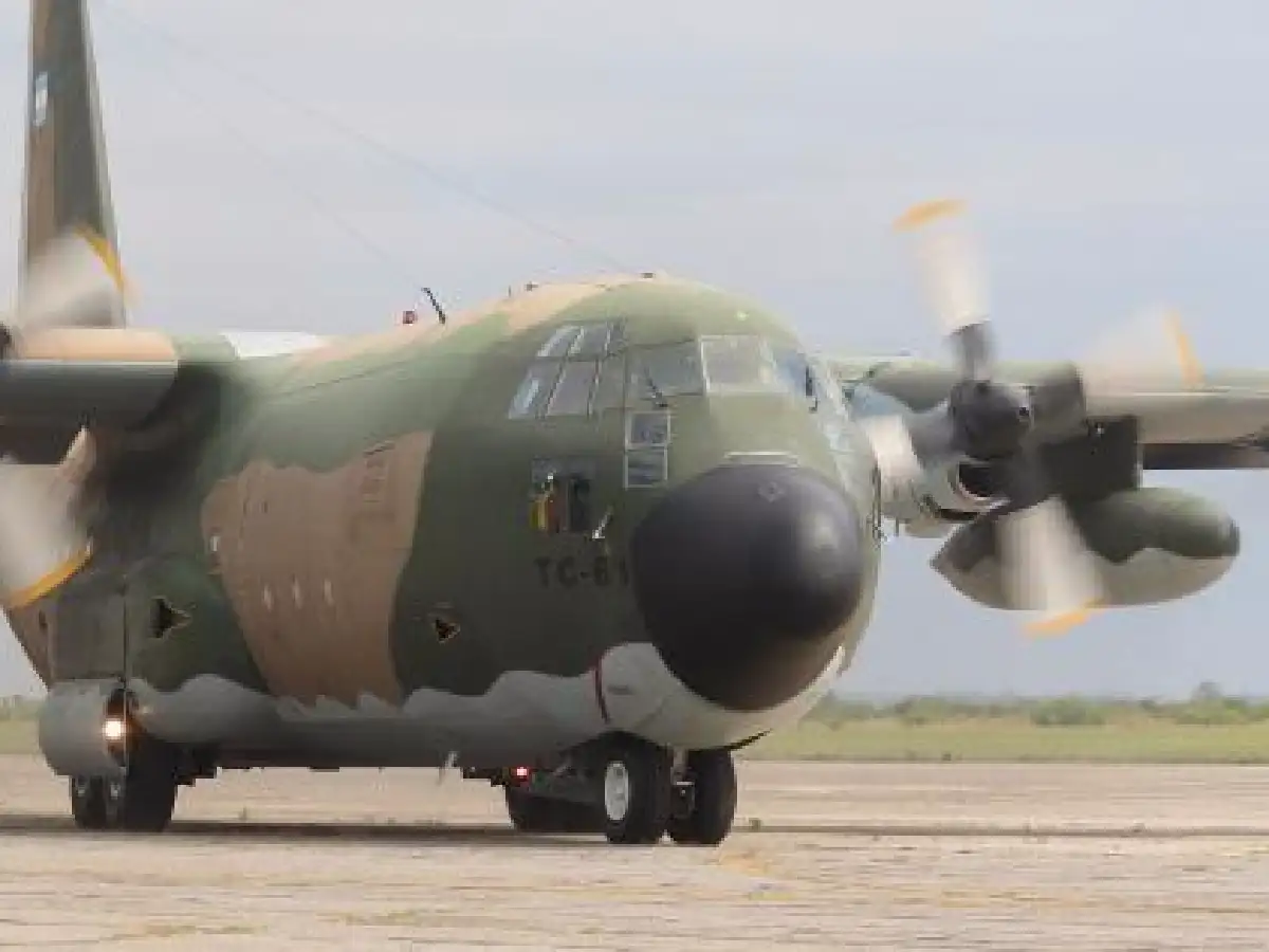 El primer Hércules C-130 modernizado en Fadea voló sobre Córdoba