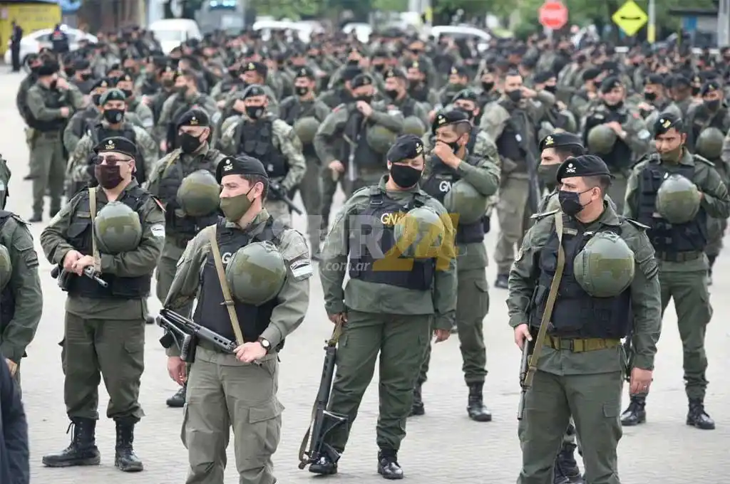 Llegaron los 575 gendarmes a Santa Fe para combatir al narcotráfico