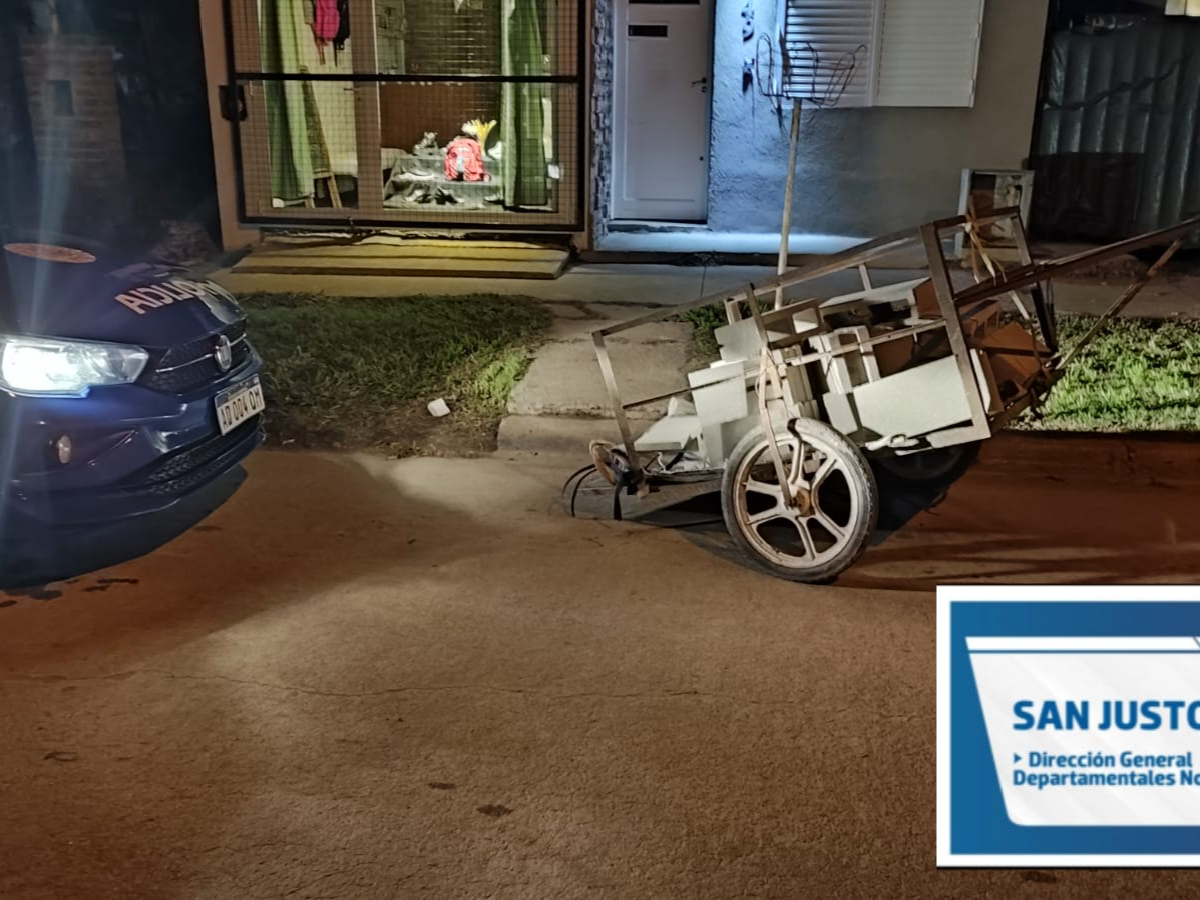 Estaba robando en una obra en construcción y lo detuvieron