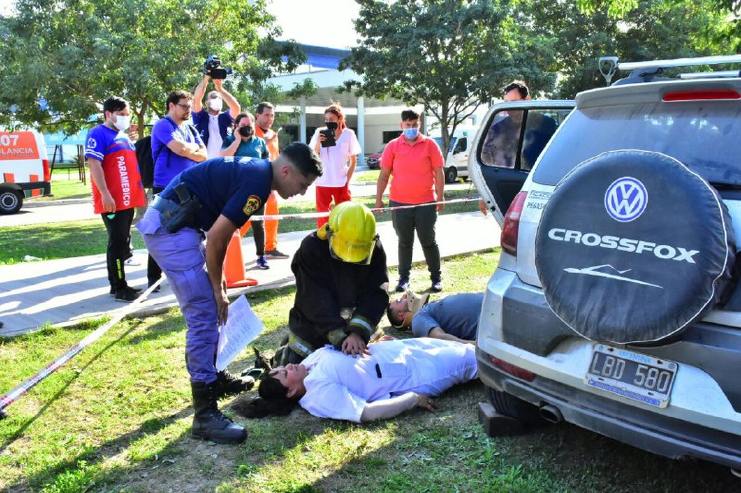 El SIPEC realizó taller de simulación de incidente con víctimas y triaje