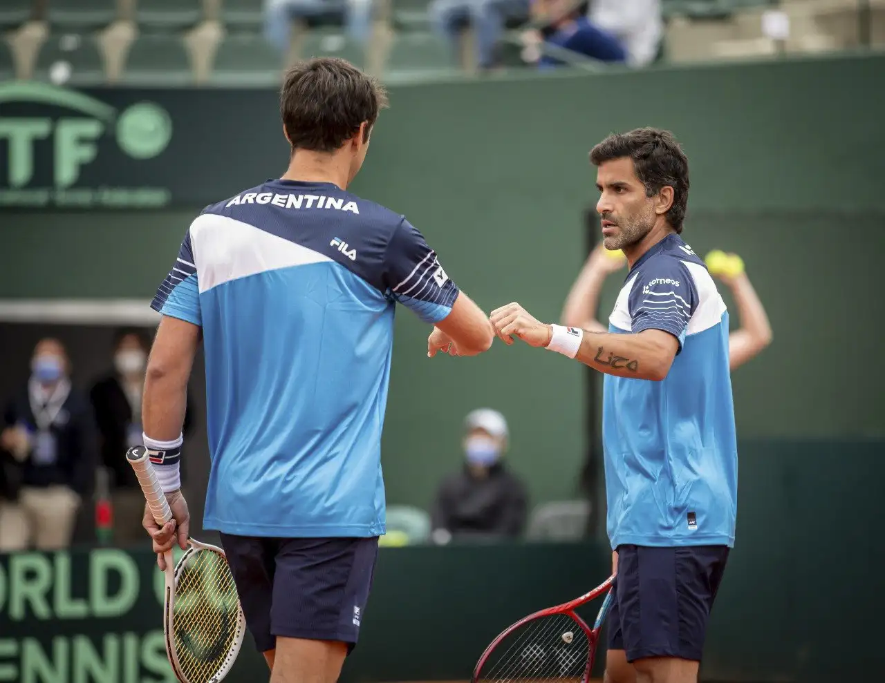 Zeballos y González, los mejores argentinos del ranking de doble.