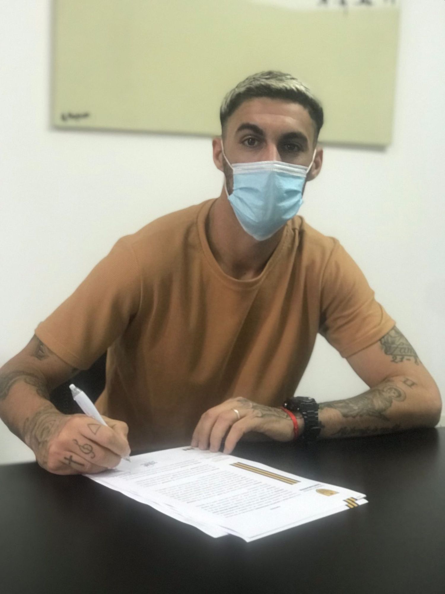 Santamarina no pudo jugar