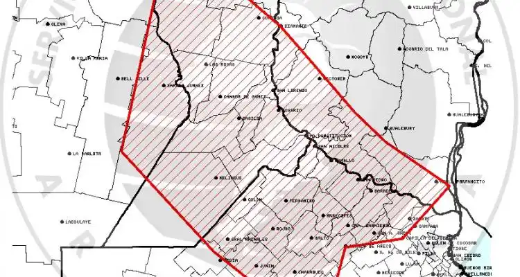 Alerta meteorológico por “tormentas fuertes con ráfagas”