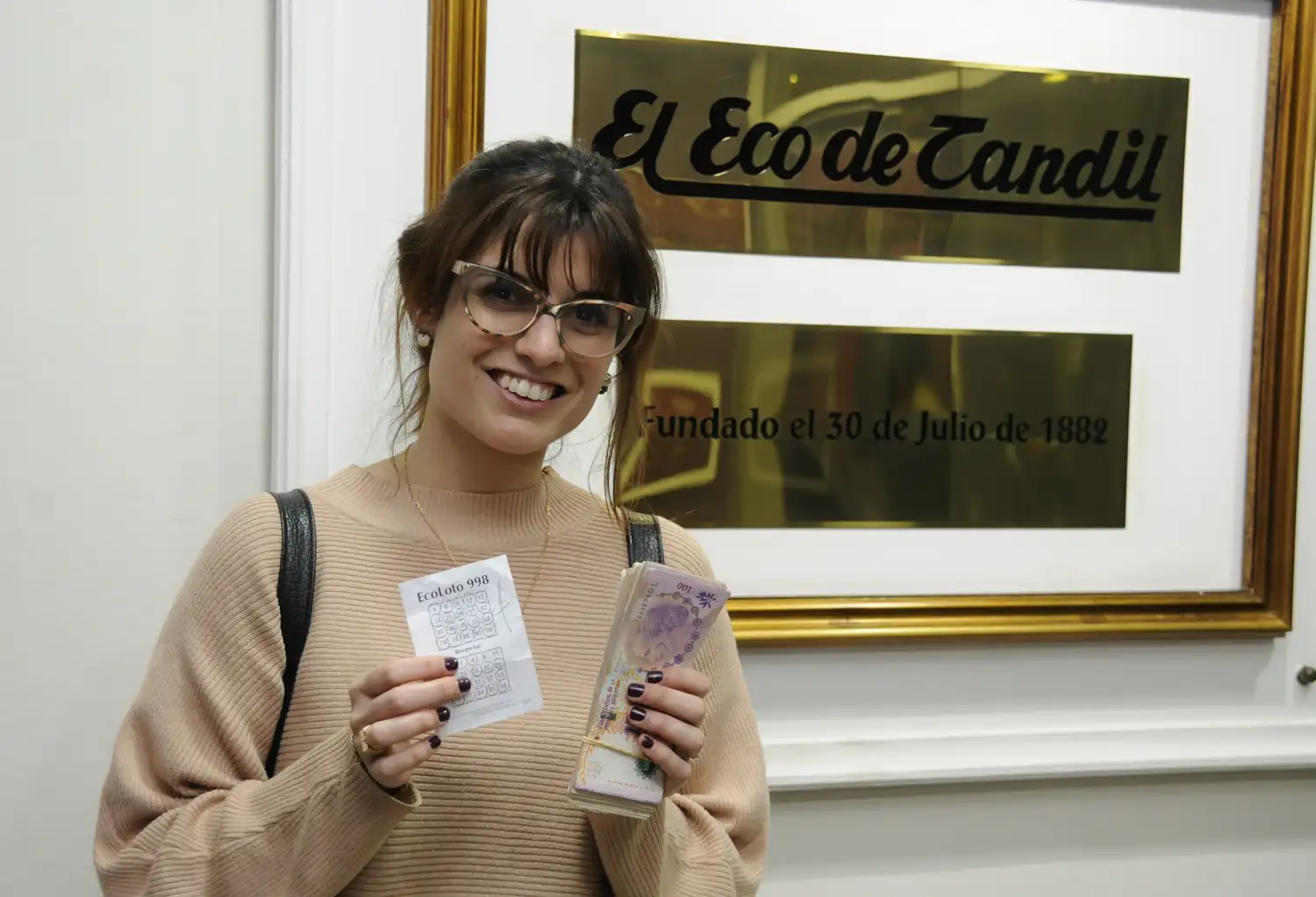 Una lectora se quedó con los cinco mil pesos del Ecoloto