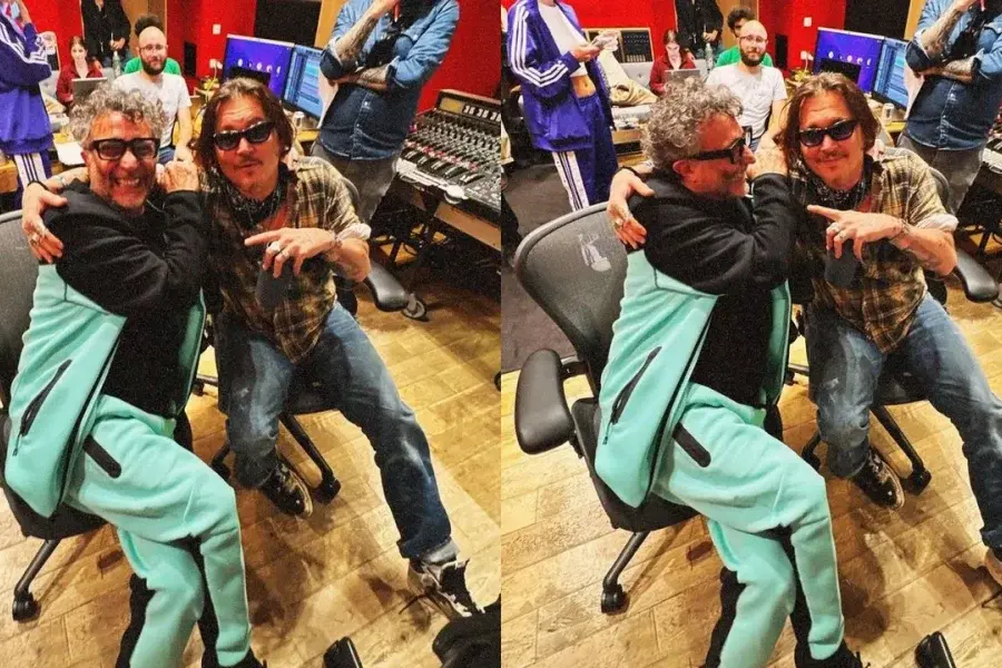 Fito Páez y Jhonny Depp se encontraron en Londres