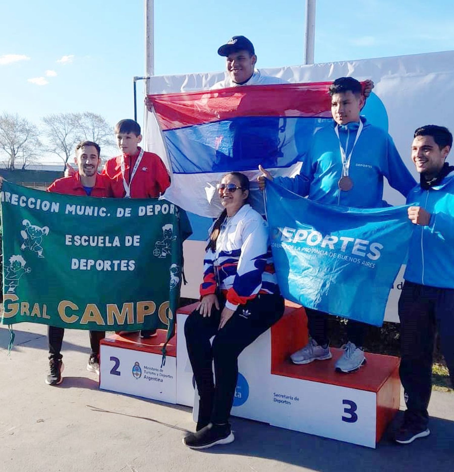 Camposeño con dos medallas en los Juegos Evita