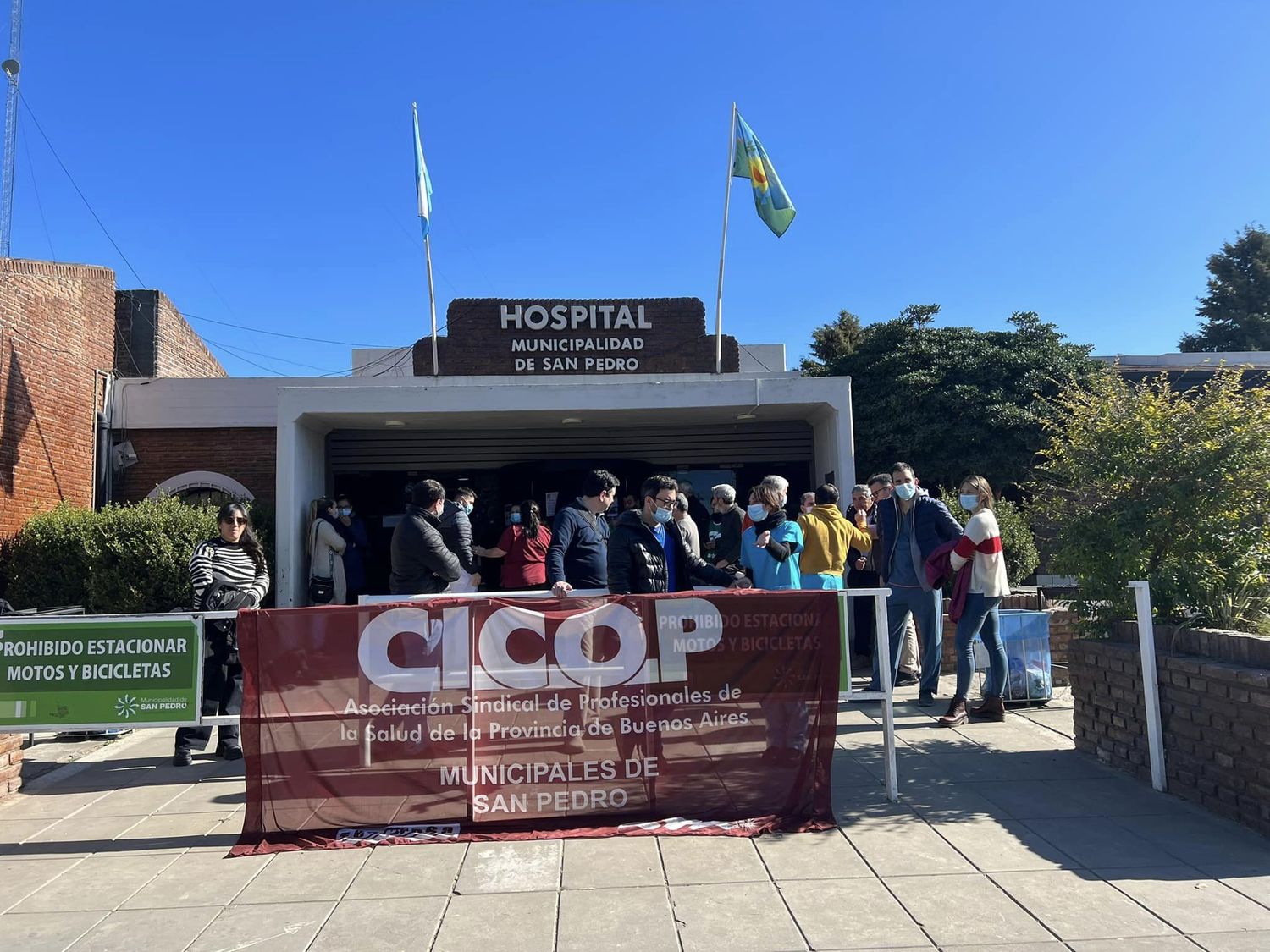 Cicop San Pedro adhirió al paro nacional de salud de este jueves