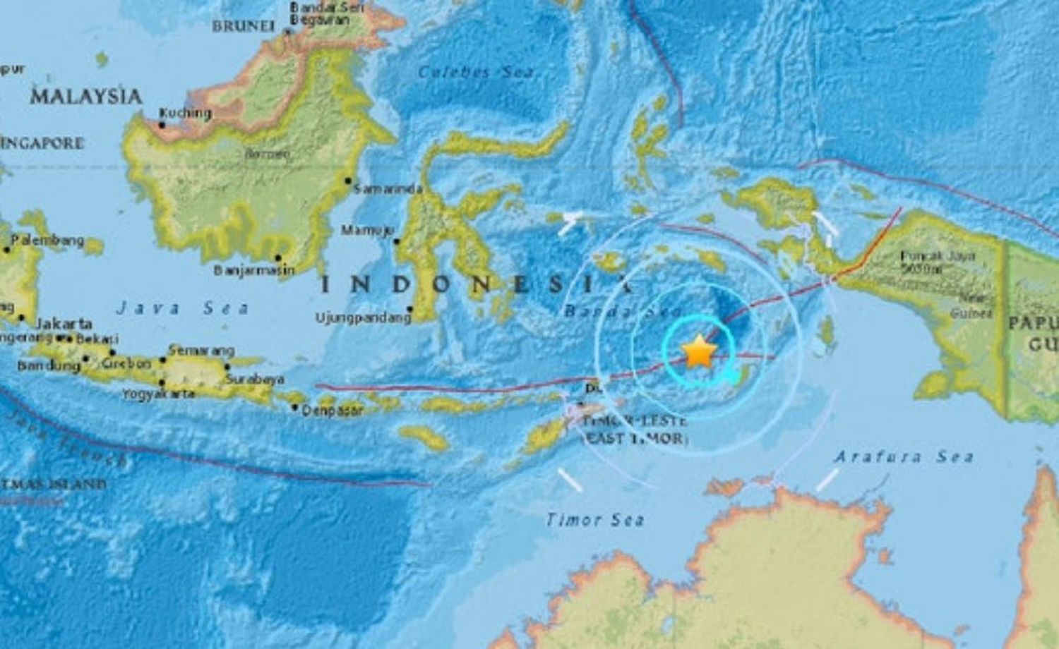 Alerta de tsunami en Indonesia tras un terremoto de magnitud 6,1