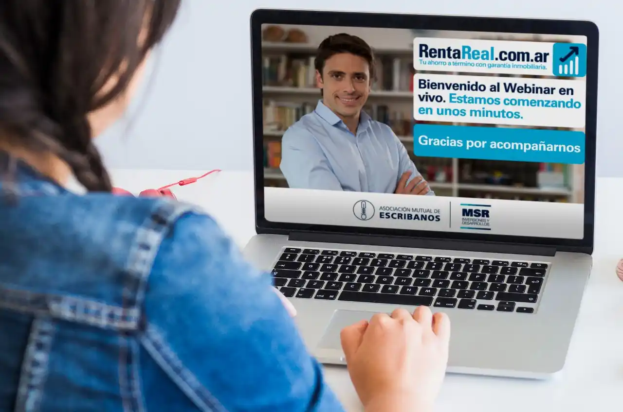 Webinar gratuita sobre RentaReal, el innovador sistema de inversión de MSR y la Mutual de Escribanos