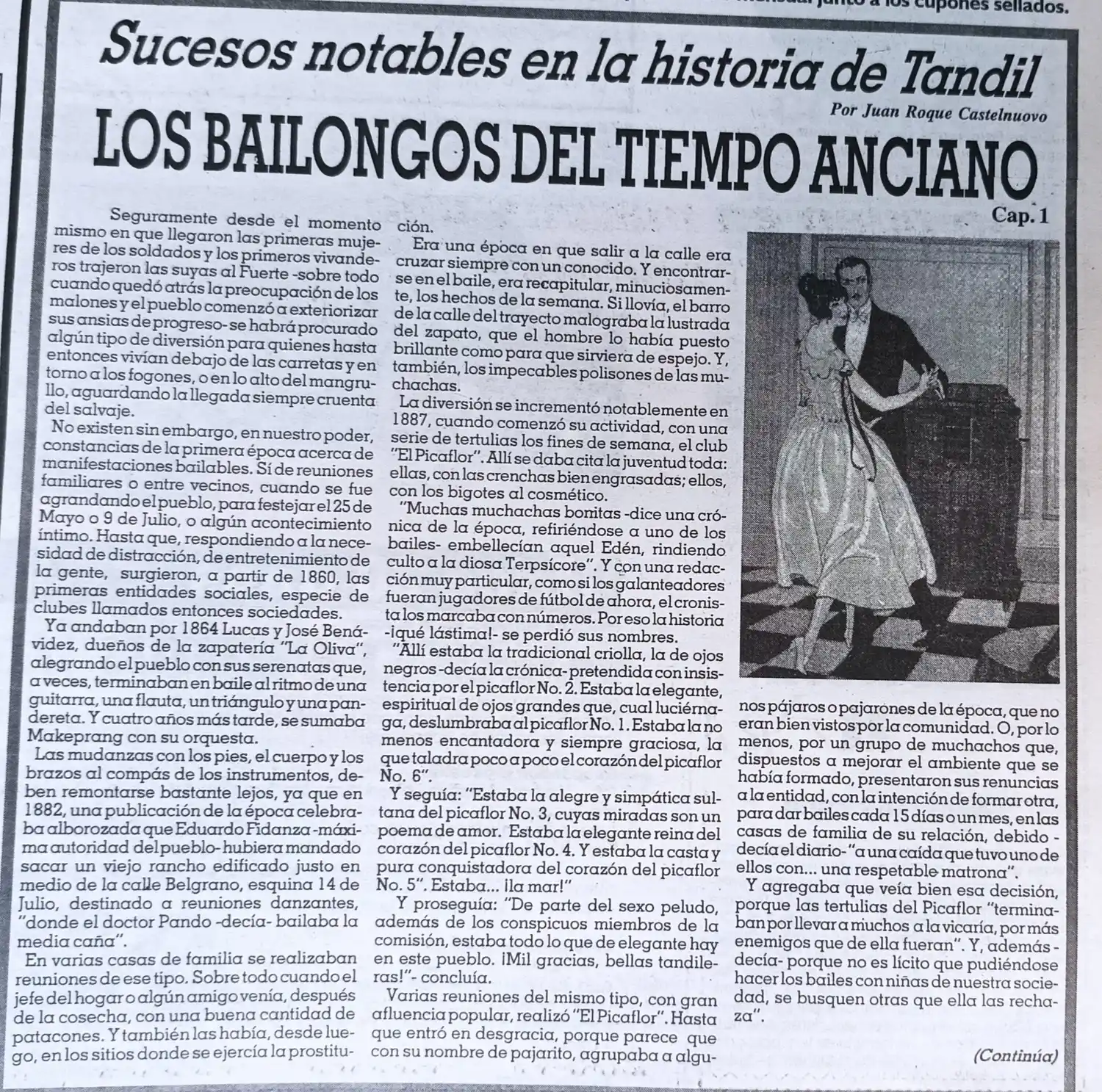 Los bailongos del tiempo anciano