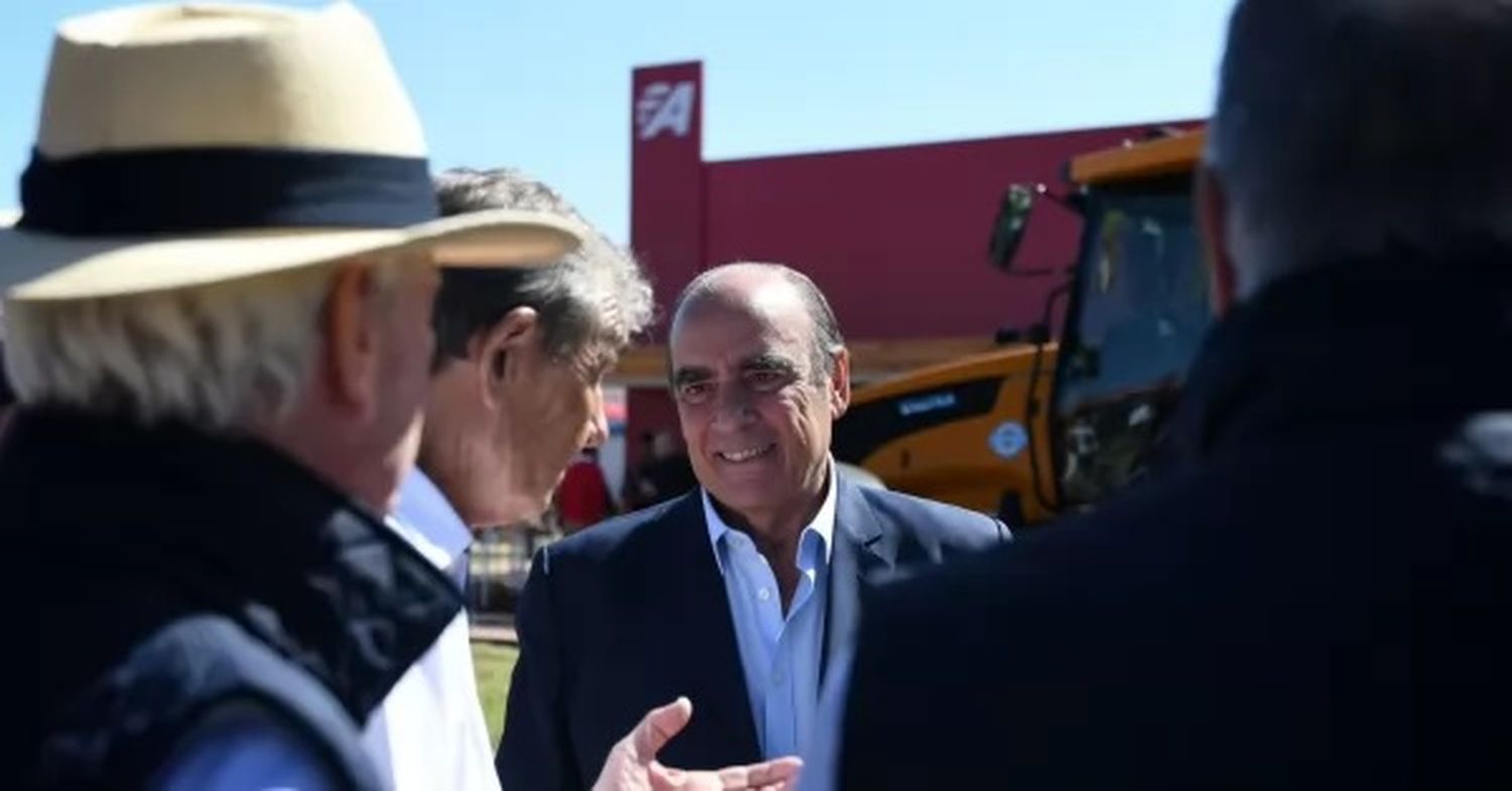 Guillermo Francos, ayer en Expoagro.