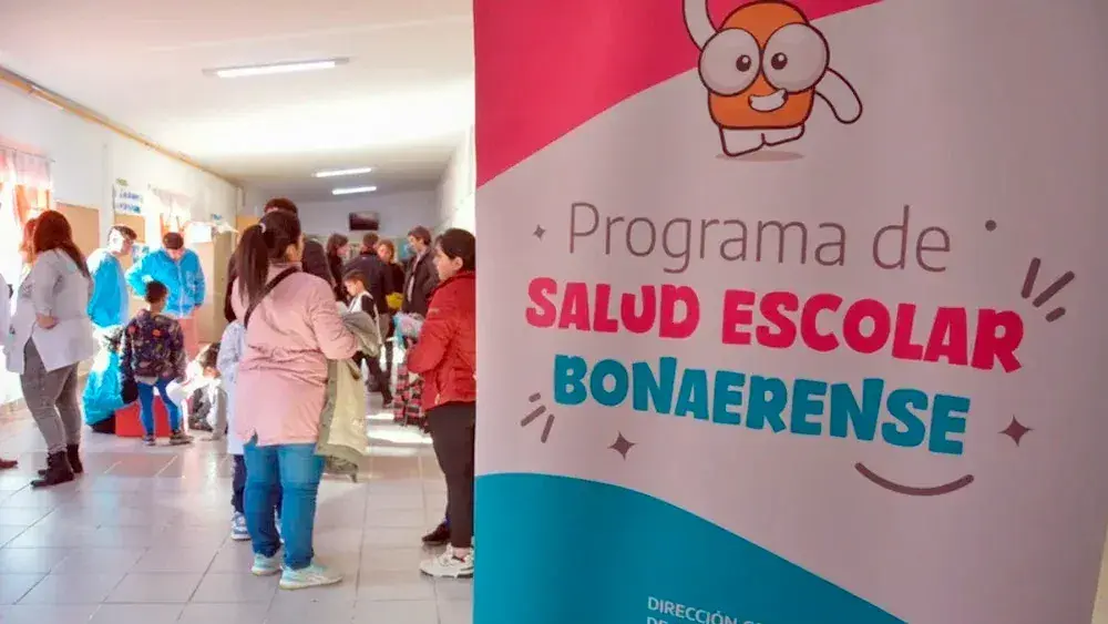 El programa Salud Escolar Bonaerense.