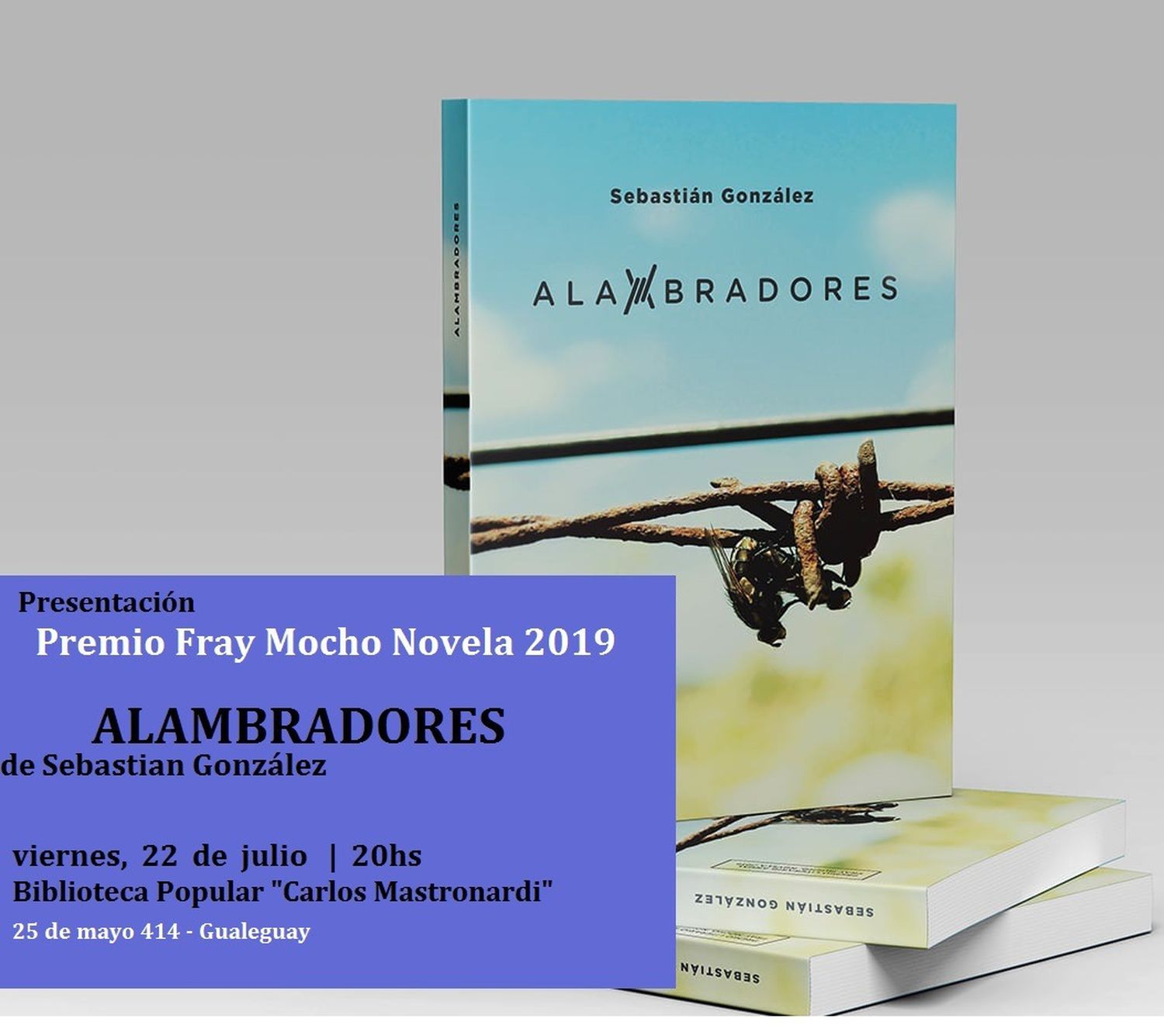 Se presenta "Alambradores" en la Biblioteca