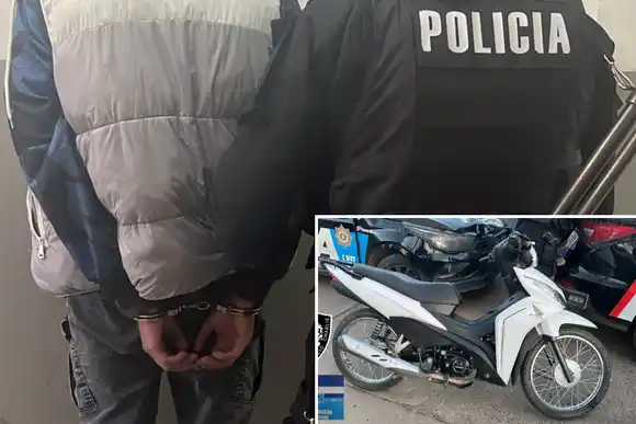 Corría picadas con una moto robada en zona noroeste y fue detenido