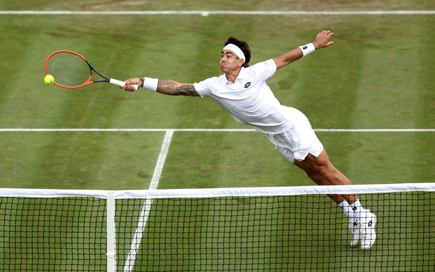 Comesaña no pudo con el talento de Moutet y quedó eliminado de Wimbledon