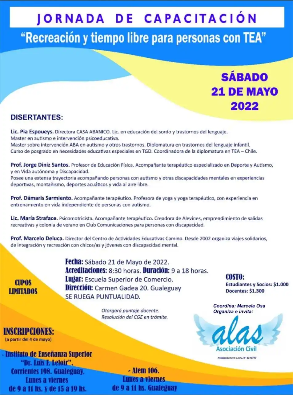 ALAS realizará una nueva jornada de capacitación