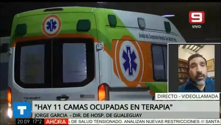 Gualeguay: "El sistema sanitario colapsó"