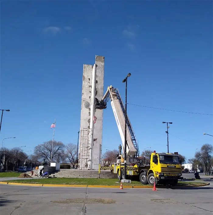 El monumento requiere un refuerzo estructural