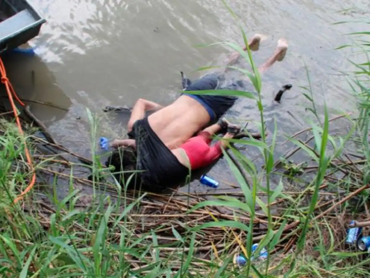 Padre e hija murieron abrazados intentando migrar a EE.UU.
