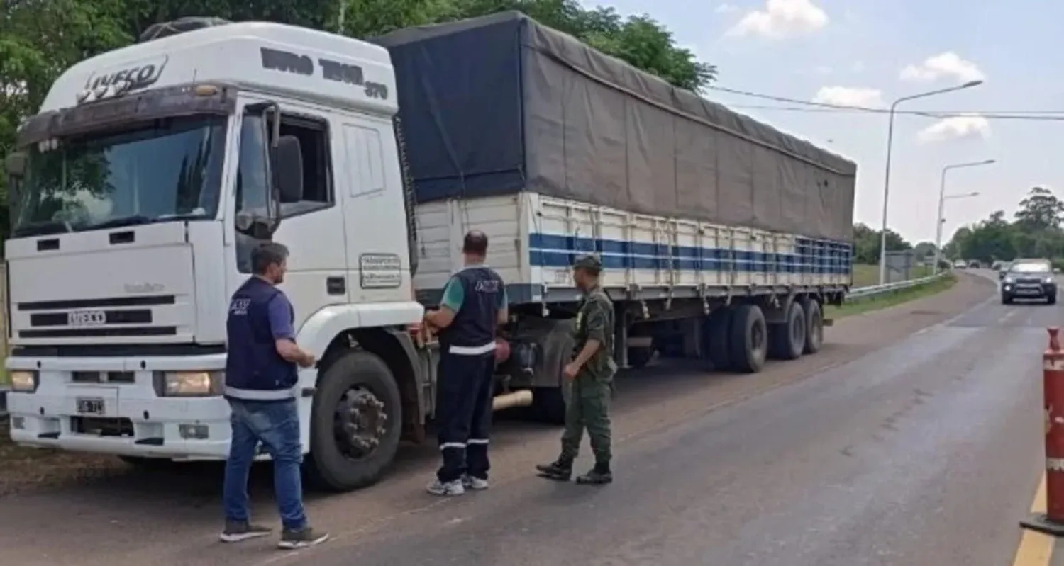 Decomisaron más de 110 toneladas de granos sin declarar en camiones en tránsito