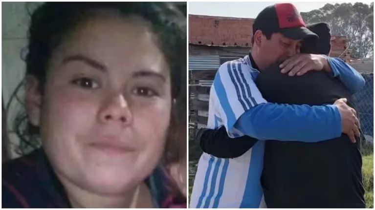 A la izquierda, Agustina Castro, la víctima. A la derecha, Pablo, su pareja, horas después del crimen.