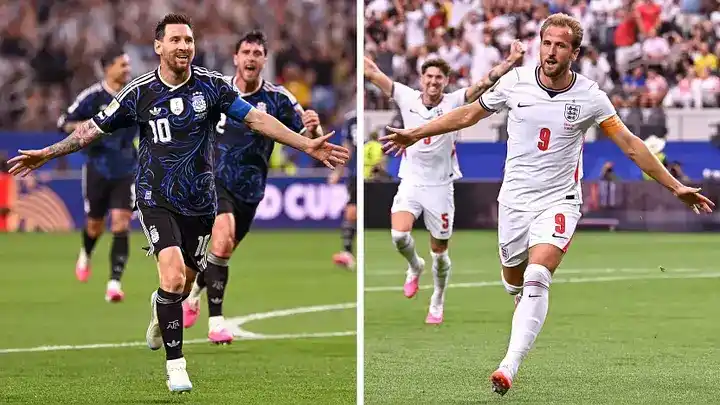Messi y Kane, frente a frente.