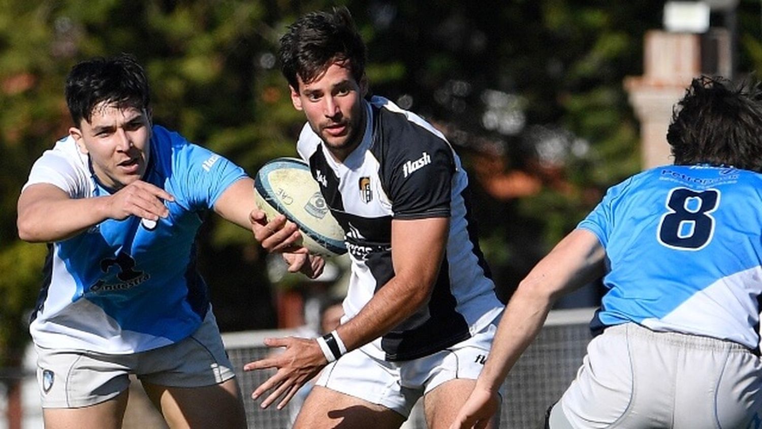 La acción del rugby del pasado fin de semana.