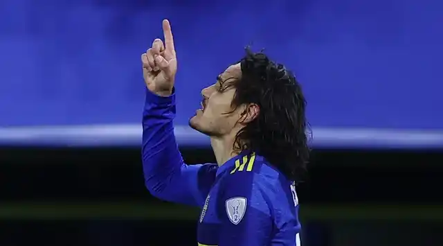 Edinson Cavani anotó en el “xeneize”