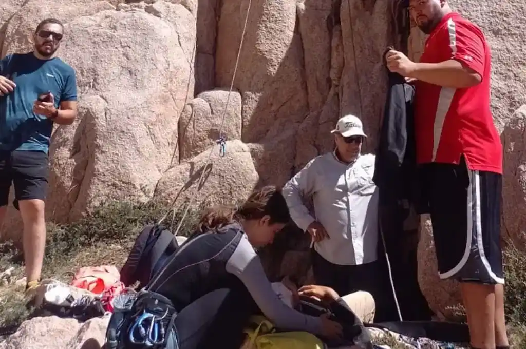 Un grupo de turistas colaboró con el rescate del joven esloveno de 33 años.