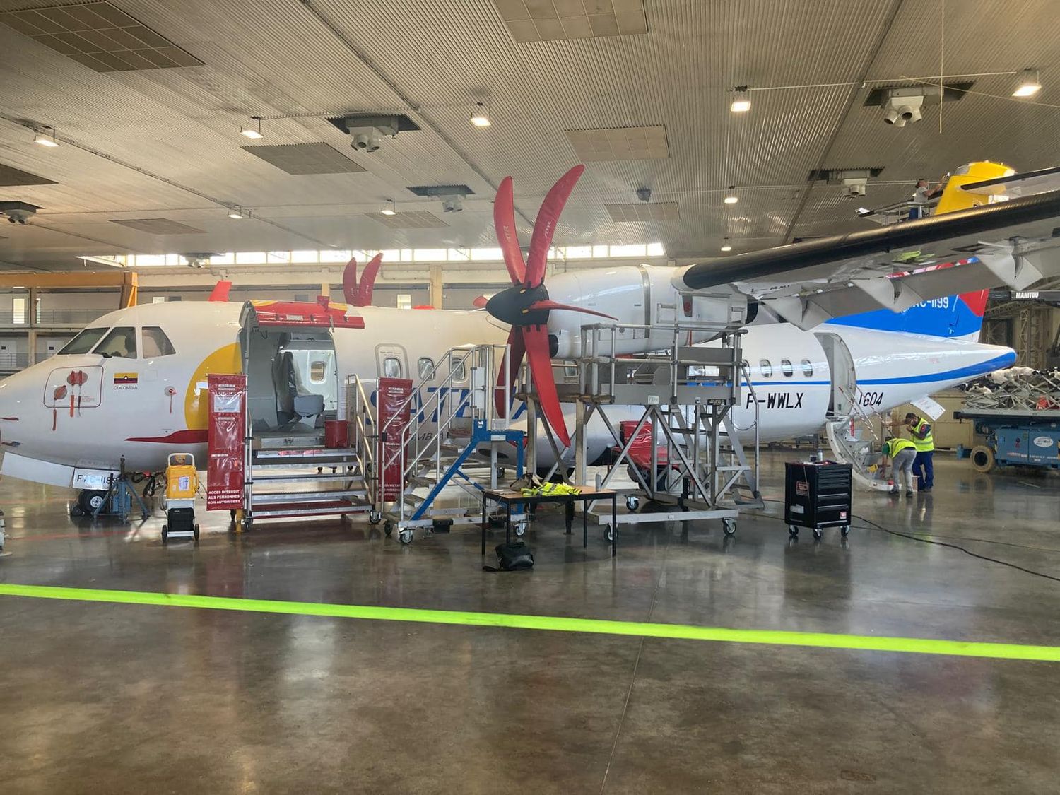 SATENA recibirá un nuevo ATR 42-600 directamente de fabrica