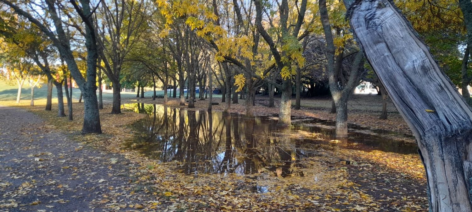 Independiente de Ayacucho, club organizador, se encuentra inundado.