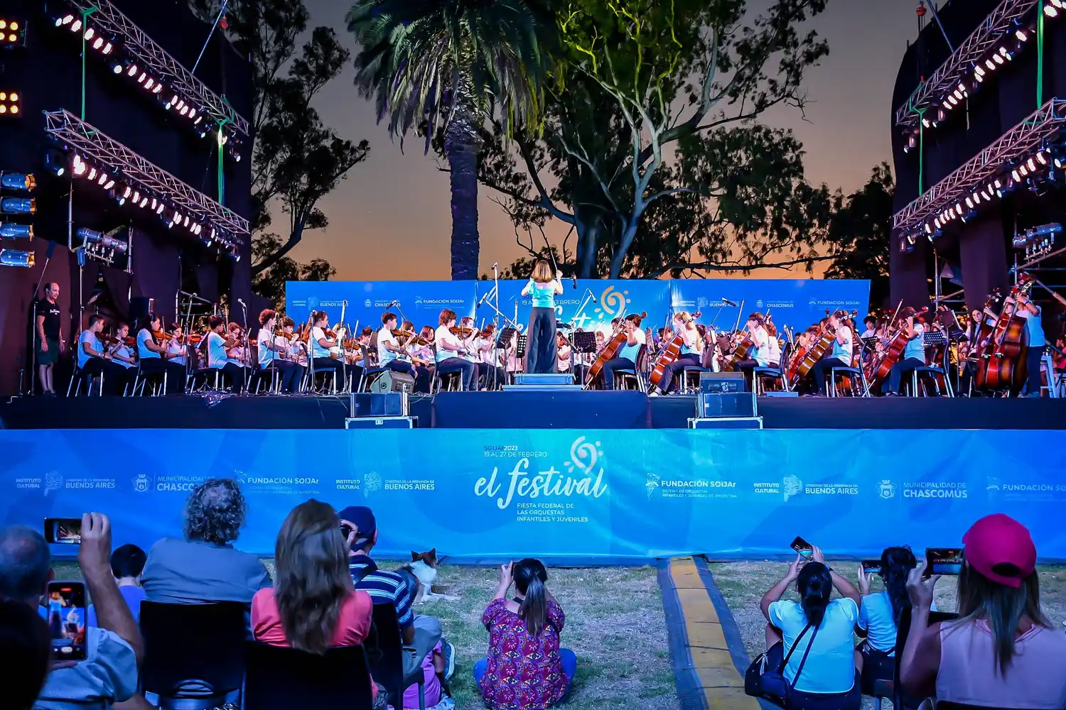 Con un mega concierto finalizó el encuentro federal de Orquestas Infantiles y Juveniles en Chascomús